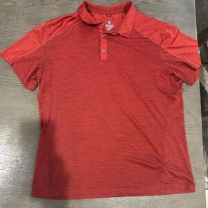 Kuhl Vibrant Red Polo Shirt